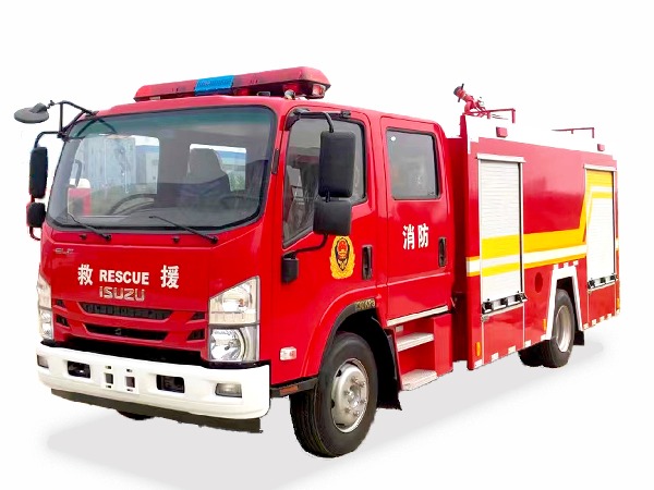 五十铃3.5吨水罐消防车