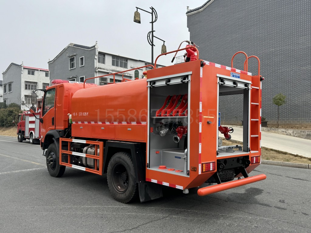 5.25吨四驱越野森林消防车